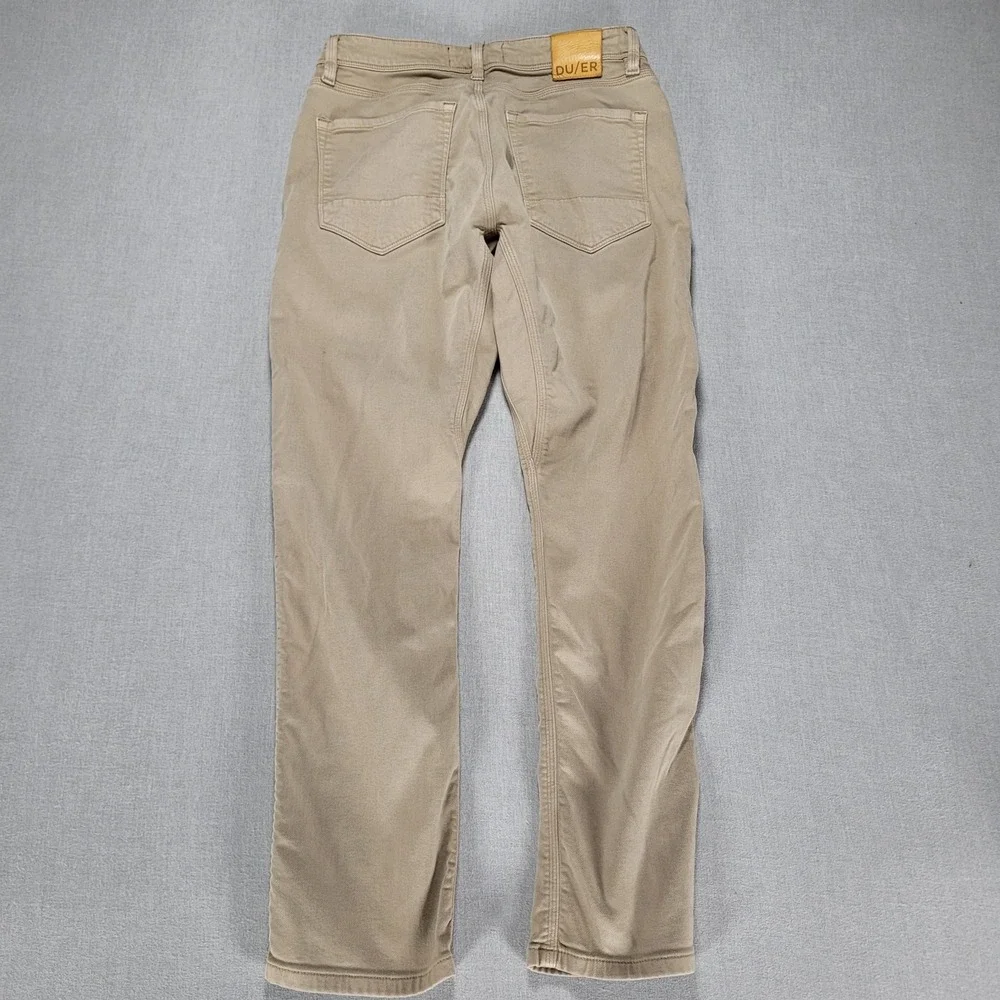 DUER N2X Relaxed Fit Pants Mens 31 X 30 Brown Tan Work Pant Nature Lot Of 2